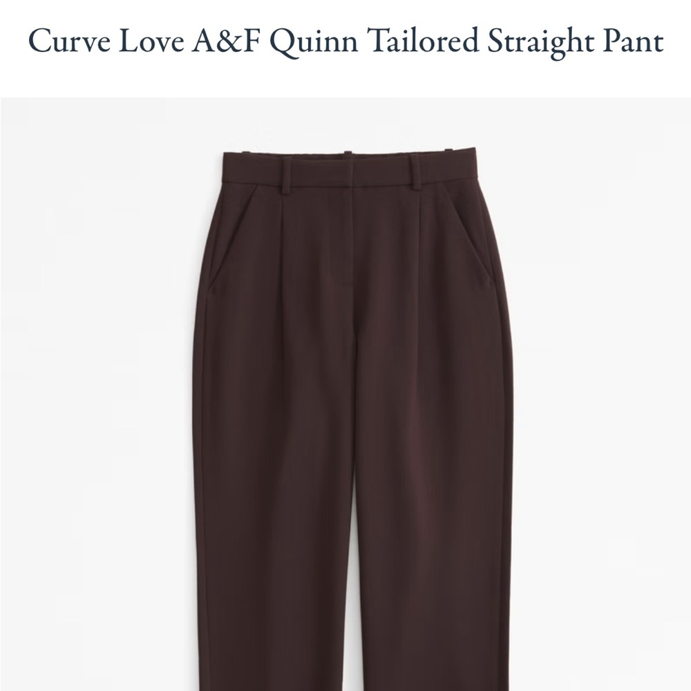 Abercrombie & Fitch Curve Love Trousers